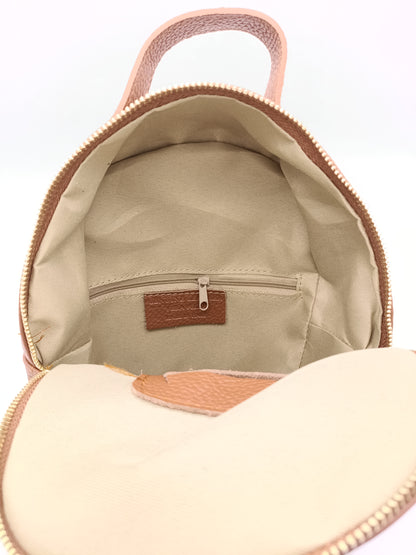 Soft Backpack in Genuine Dollar Leather - Made in Italy - Art. 24004