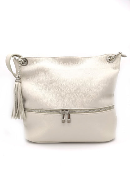 Soft Crossbody Bag in Genuine Dollar Leather - Made in Italy - Art. 24008