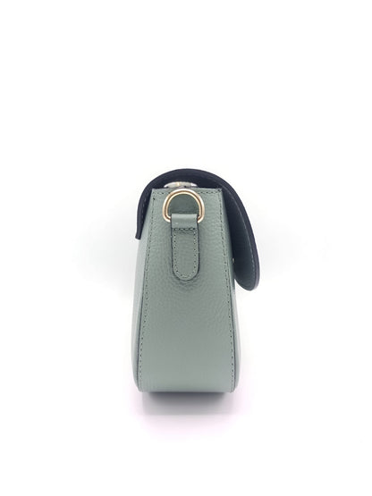 Structured Crossbody Bag in Genuine Dollar Leather - Made in Italy - Art. 24010