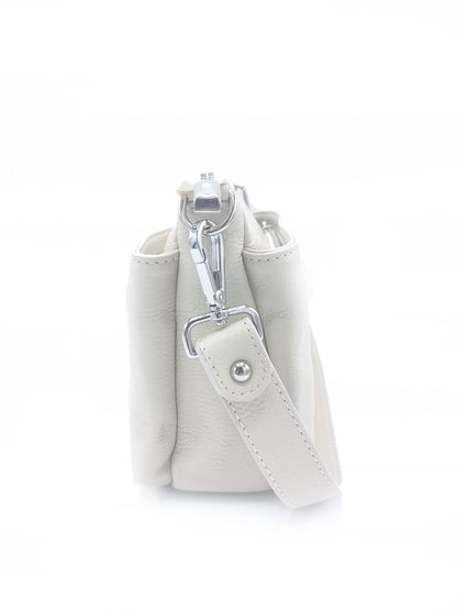 Genuine leather shoulder bag Made in Italy