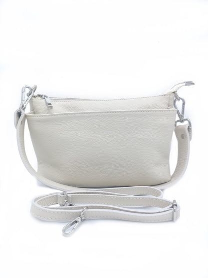 Genuine leather shoulder bag Made in Italy