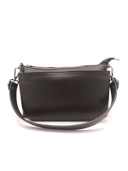 Genuine leather shoulder bag Made in Italy