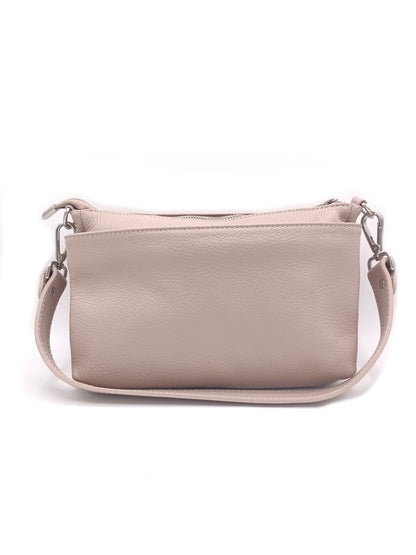 Genuine leather shoulder bag Made in Italy