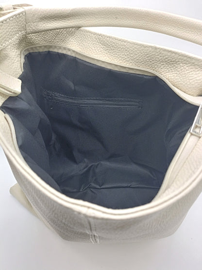 Soft Handbag in Genuine Dollar Leather - Made in Italy - Art. 24027