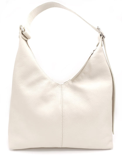 Soft Handbag and Crossbody Bag in genuine Dollar Leather - Made in Italy - Art. 24025