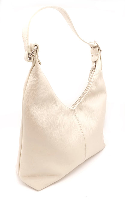 Soft Handbag and Crossbody Bag in genuine Dollar Leather - Made in Italy - Art. 24025