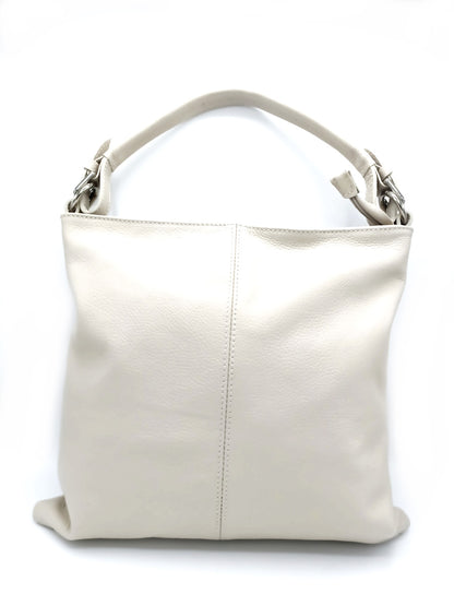 Soft Handbag in Genuine Dollar Leather - Made in Italy - Art. 24027