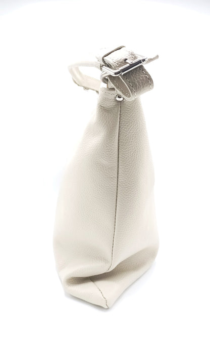 Soft Handbag in Genuine Dollar Leather - Made in Italy - Art. 24027