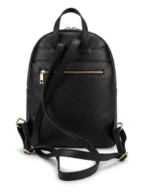 Soft Backpack in Genuine Dollaro Leather - Made in Italy - Art. 26114