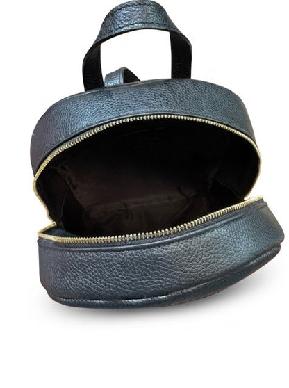 Soft Backpack in Genuine Dollaro Leather - Made in Italy - Art. 26114