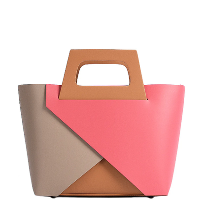 Structured Handbag in Genuine Ruga Leather - Made in Iltaly - Art. 24042