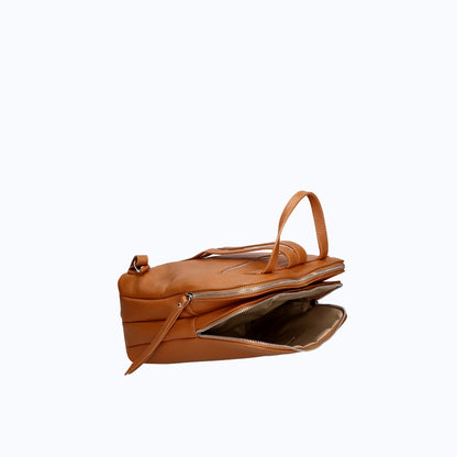 Structured Backpack in Genuine Dollar Leather - Made in Italy - Art. 24023