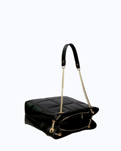 Structured Crossbody Bag in Genuine Embossed Savage Leather - Made in Italy - Art. 24022