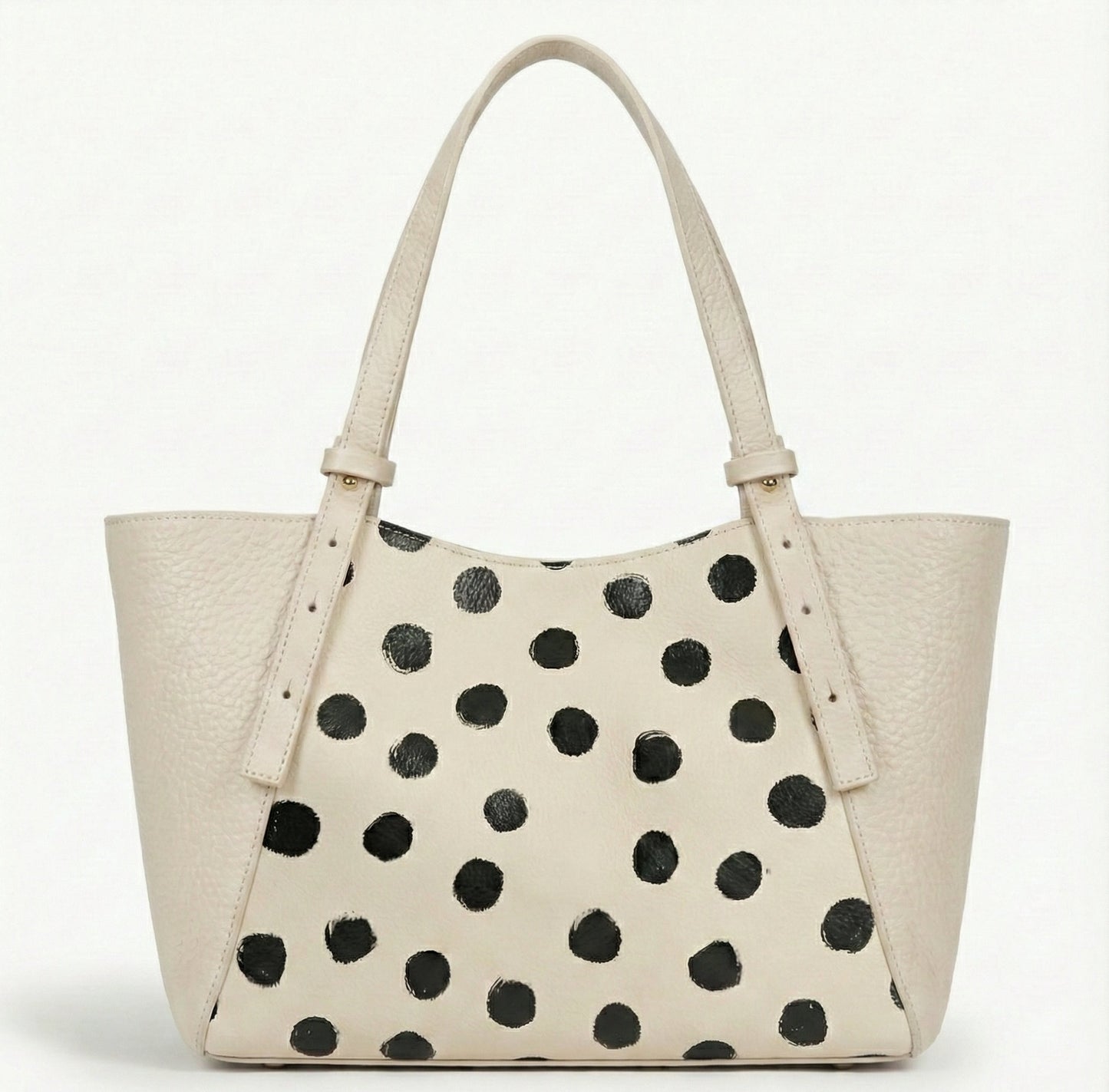 Structured Shoulder in Genuine Dollaro Leather - Made in Italy - Art. VIDOT7