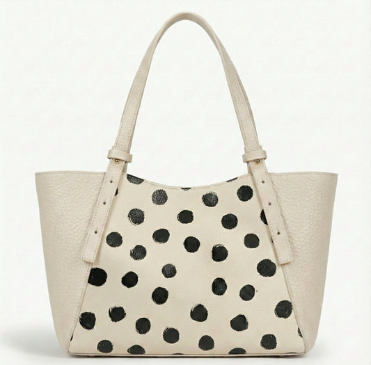 Structured Shoulder in Genuine Dollaro Leather - Made in Italy - Art. VIDOT7