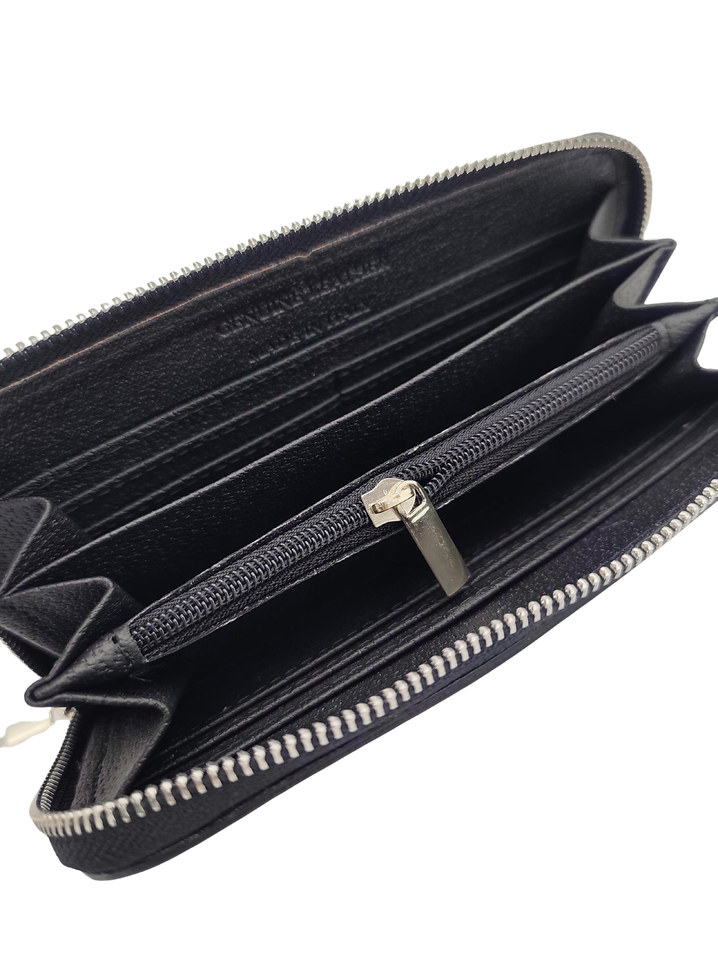 Structured Wallet in Genuine Dollar Leather - Made in Italy - Art. 26DOT01