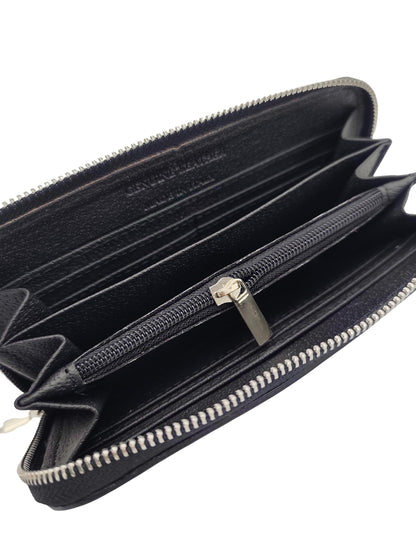 Structured Wallet in Genuine Dollar Leather - Made in Italy - Art. 26DOT01