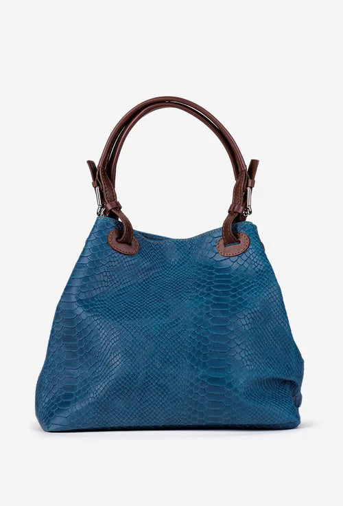 Genuine leather handbag made in Italy