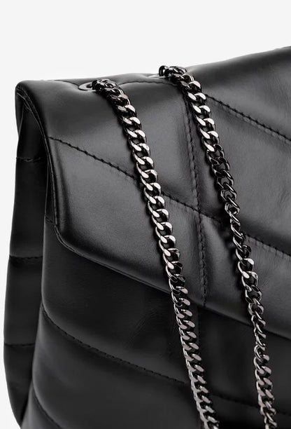 Soft Crossbody Bag in Genuine Sauvage Leather - Made in Italy - Art. 25397