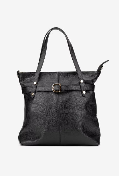 Soft Handbag in Genuine Dollar Leather - Made in Italy - Art. 25380