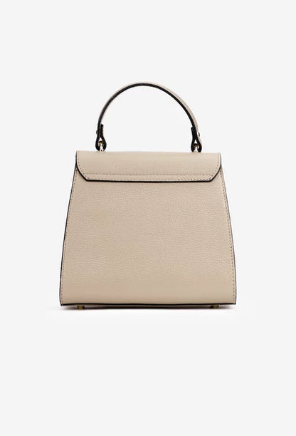 Genuine leather handbag made in Italy