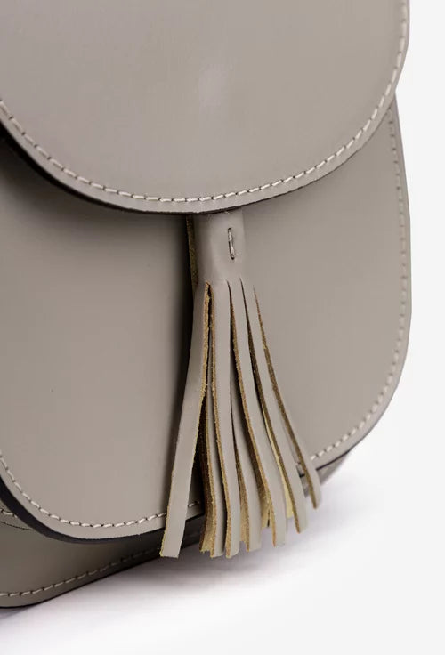 Genuine leather shoulder bag made in Italy