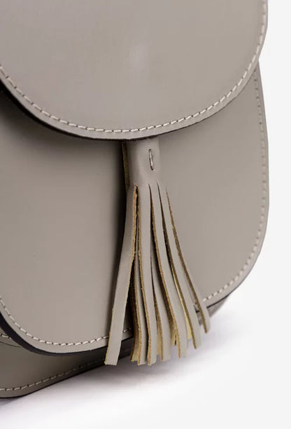 Structured Crossbody in Genuine Ruga Leather - Made in Italy - Art. 25367