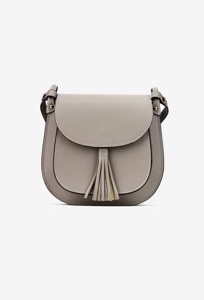 Structured Crossbody in Genuine Ruga Leather - Made in Italy - Art. 25367