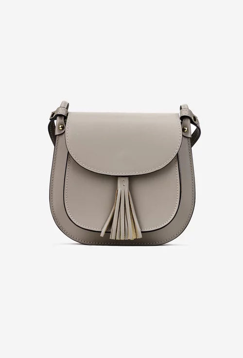 Genuine leather shoulder bag made in Italy