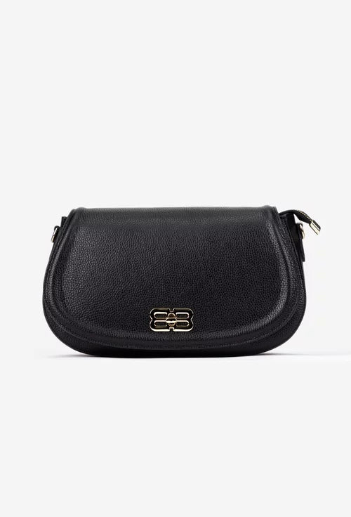 Genuine leather shoulder bag made in Italy