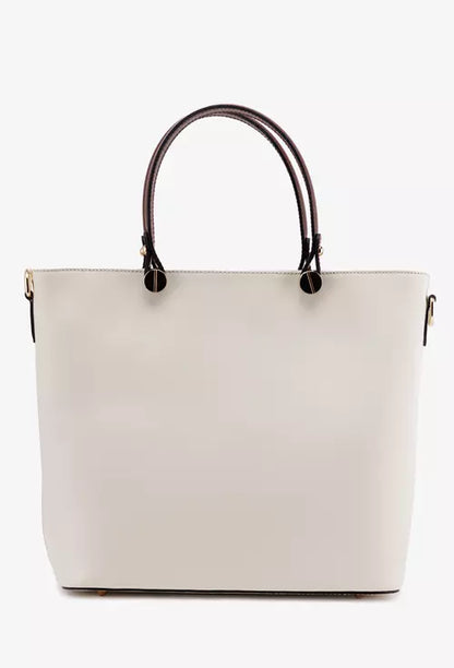 Structured Handbag in Genuine Ruga Leather - Made in Italy - Art. 25389