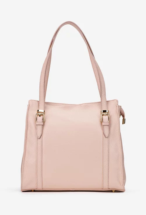 Genuine leather shoulder bag made in Italy