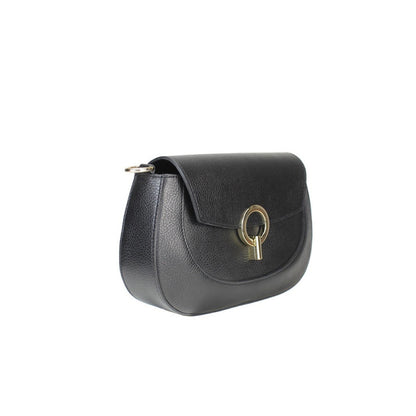 Structured Crossbody Bag in Genuine Dollar Leather - Made in Italy - Art. 24035