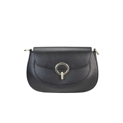 Structured Crossbody Bag in Genuine Dollar Leather - Made in Italy - Art. 24035