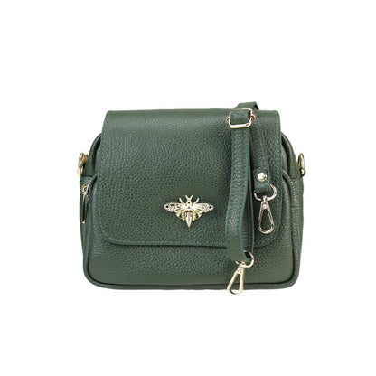 Soft Crossbody in Genuine Dollar Leather - Made in italy - Art. 24039