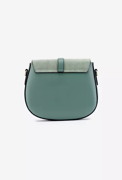 Genuine leather shoulder bag made in Italy