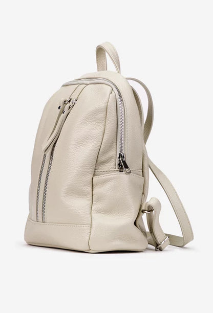 Soft Backpack in Genuine Dollar Leather - Made in Italy - Art. 25359