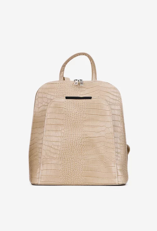 Genuine leather backpack made in Italy