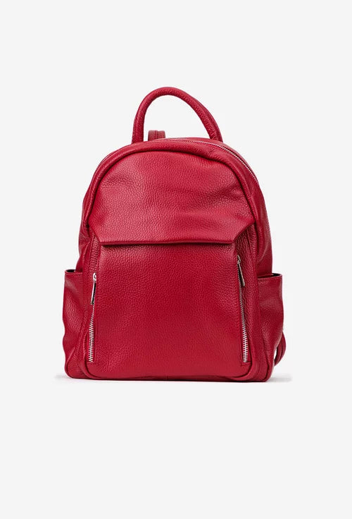 Soft Backpack in Genuine Dollar Leather - Made in Italy - Art. 25405
