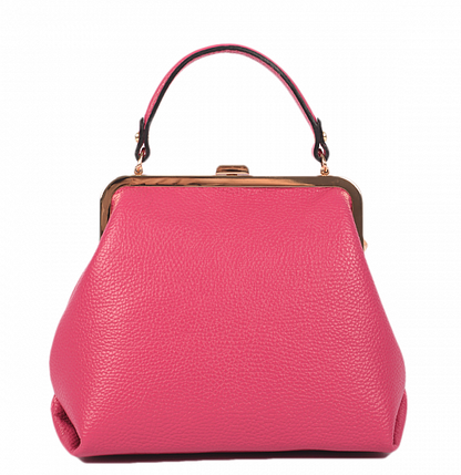 Genuine leather handbag made in Italy