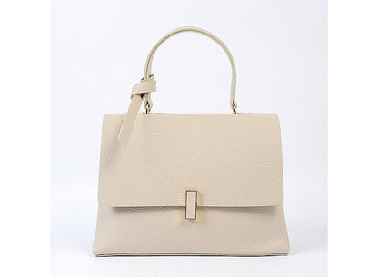 Structured Handbag in Genuine Dollar Leather - Made in Italy - Art. 23052