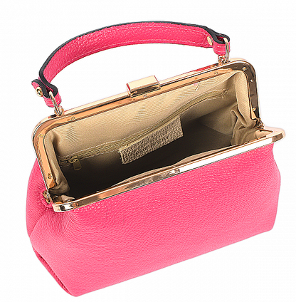 Genuine leather handbag made in Italy