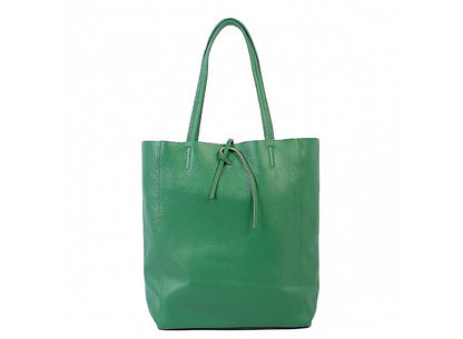 Genuine leather shoulder bag made in Italy