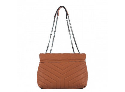 Structured Crossbody Bag in Genuine Ruga Leather - Made in Italy - Art. 24013