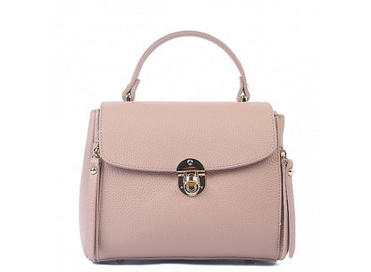 Structured Handbag in Genuine Dollar Leather - Made in Italy - Art. 23323