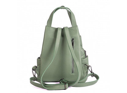 Genuine leather backpack made in Italy