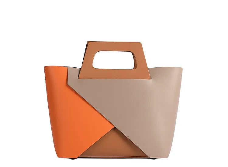 Structured Handbag in Genuine Ruga Leather - Made in Iltaly - Art. 24042