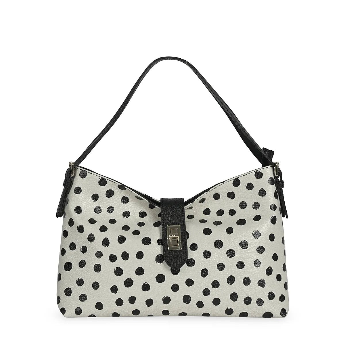 Soft Handbag in Genuine Dollaro Leather - Made in Italy - Art. 26113