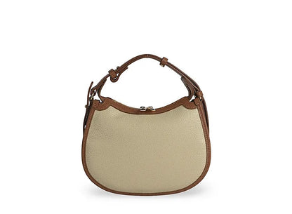 Structured Handbag in Genuine Dollaro Leather - Made in Italy - Art. 25393D