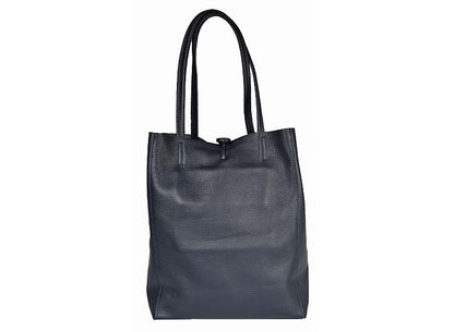 Genuine leather shoulder bag made in Italy